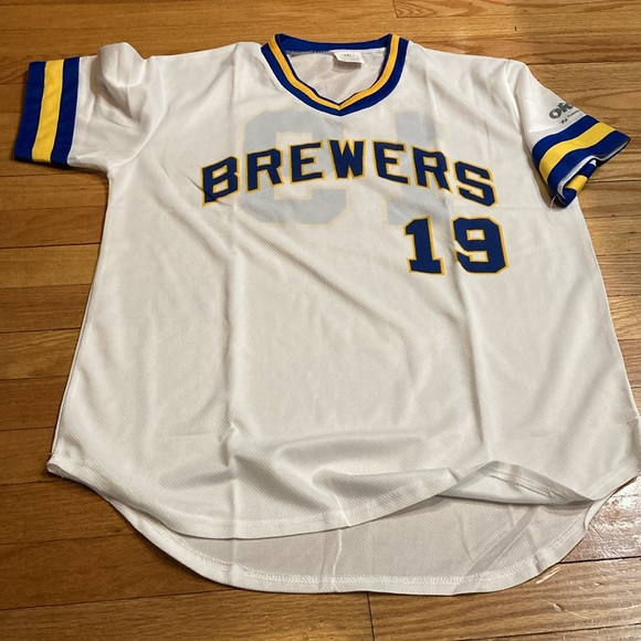 Milwaukee Brewers size medium Robin Yount jersey polyester - Picture 3 of 5